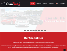 Tablet Screenshot of loanbulls.com
